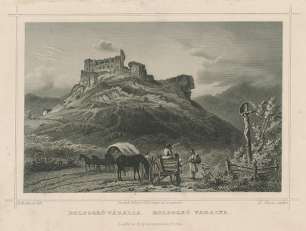 Ludwig Rohbock, A. Fesca – Podhradie Boldogkö 