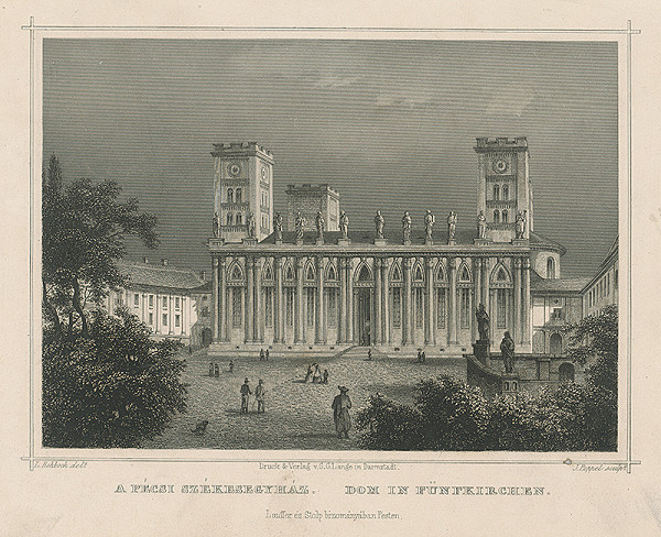 Ludwig Rohbock, Johann Gabriel Friedrich Poppel – Dóm v Pécsi 