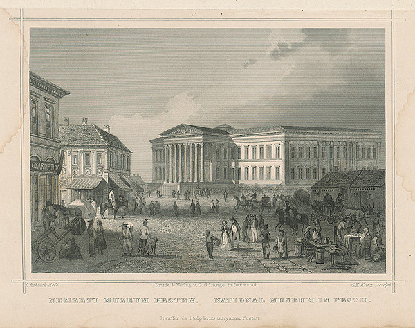 Ludwig Rohbock, Georg Michael Kurz – Národné múzeum v Pešti 
