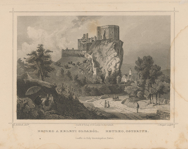 Ludwig Rohbock, Jobst Riegel – Beckov z východnej strany