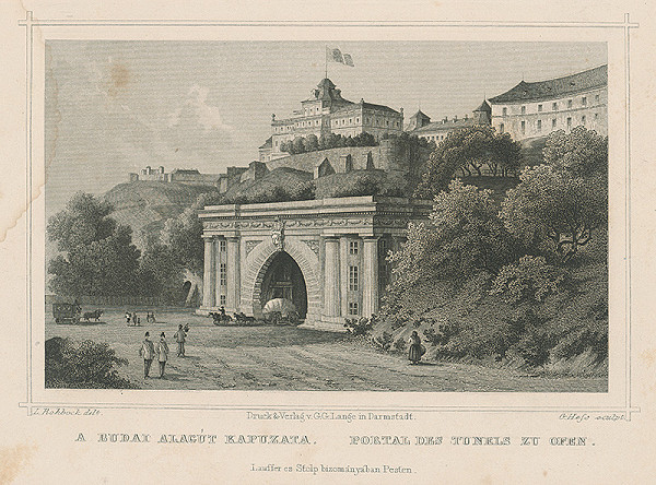 Ludwig Rohbock, Georg Hels – Vstup do Budínskeho tunela 