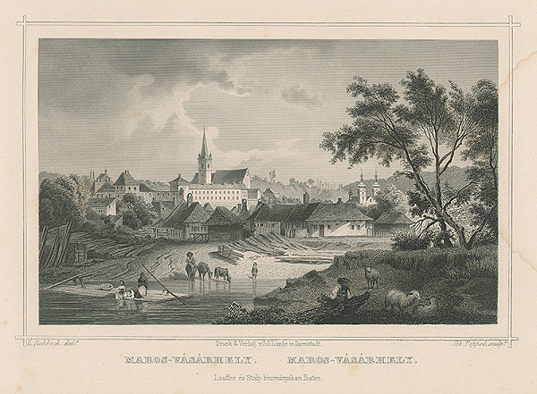 Ludwig Rohbock, Johann Gabriel Friedrich Poppel – Maros - Vásárhely 