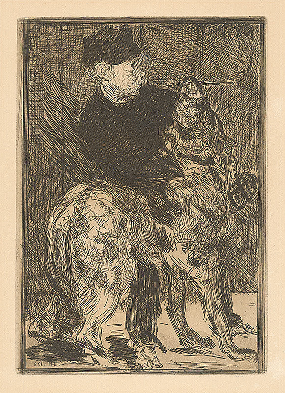 Edouard Manet – Dieťa a pes 