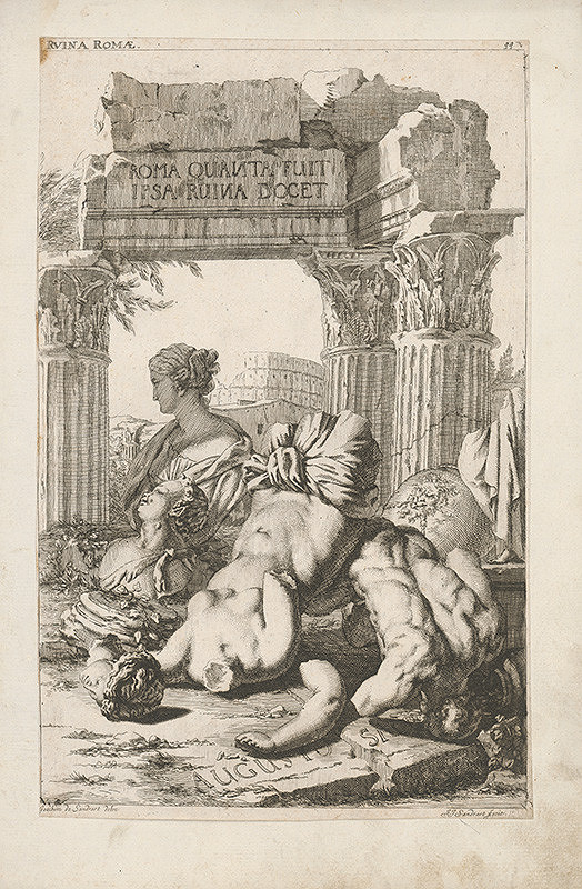 Jacob von Sandrart – Rímske zrúcaniny 