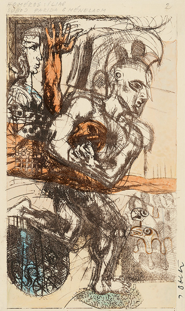 Jozef Baláž – Súboj Parida s Menelaom - Ilias 10 