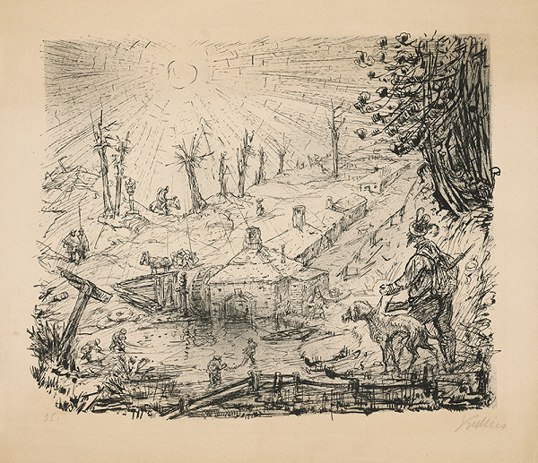 Arnold Peter Weisz-Kubínčan – Mlyn v slnečnej krajine 