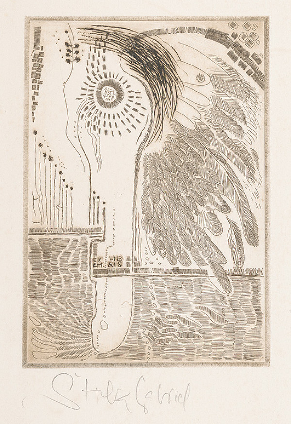 Gabriel Štrba st. – Ex libris EM 