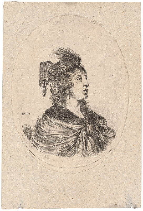 Stefano della Bella – Portrét dámy 