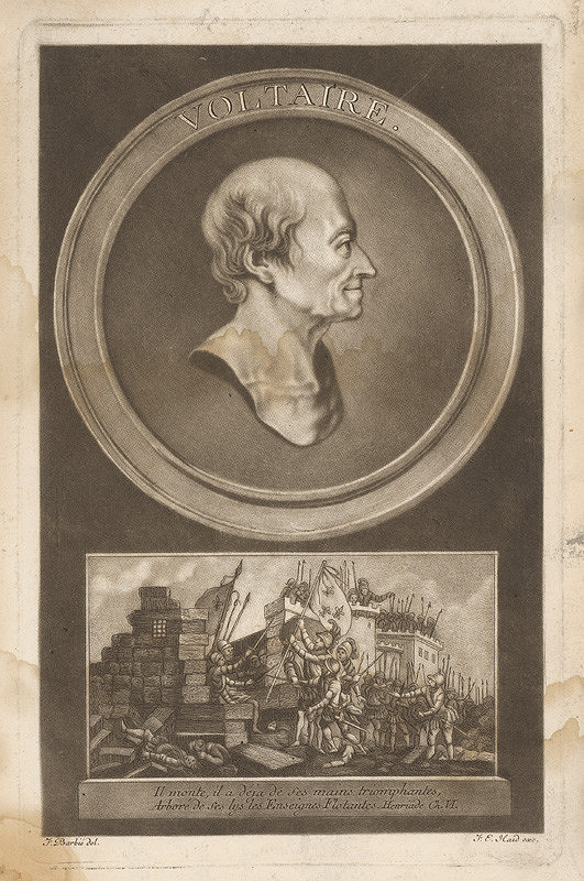 Johann Elias Haid, Jacques Barbier – Voltaire 