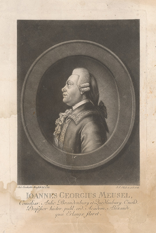 Johann Elias Haid, Andreas Leonhard Moeglich – Podobizeň J.Georgiusa Meusela 