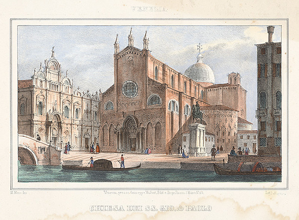 Alfréd Heinrich Pellegrini – Pohľad na chrám sv.Giovaniho a Paula 