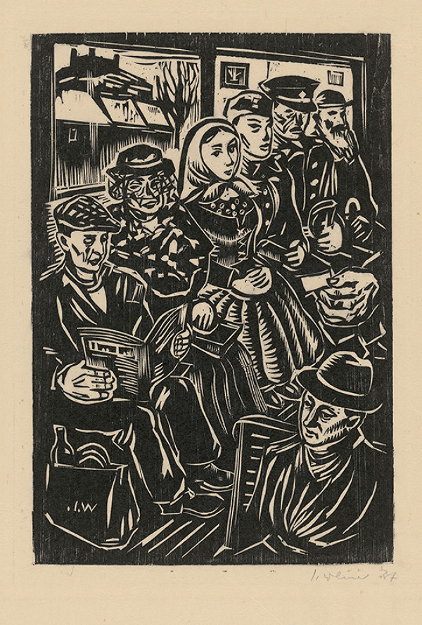 Imrich Weiner-Kráľ – On the Tram 