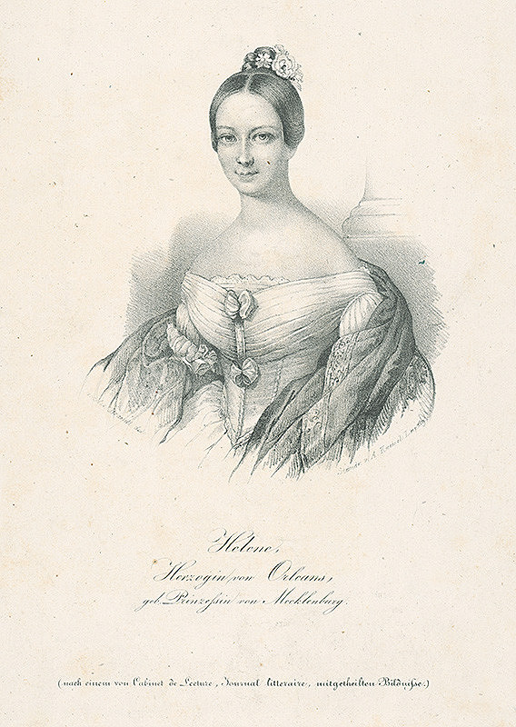 Cäcilie Brandt, August Kneisel – Helena,kňažná z Orleansu 