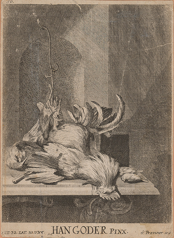 Anton Jozef Prenner, Hans Goder – Zátišie s hydinou 