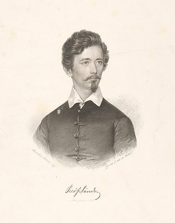 Miklós Barabás, József Tyroler – Petöfy Sándor 