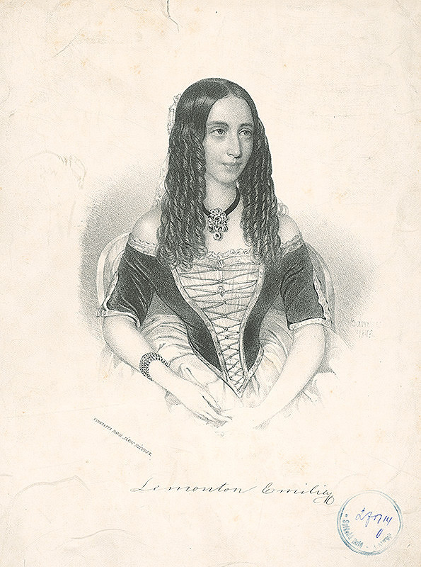 Miklós Barabás – Lemonton Emilie 