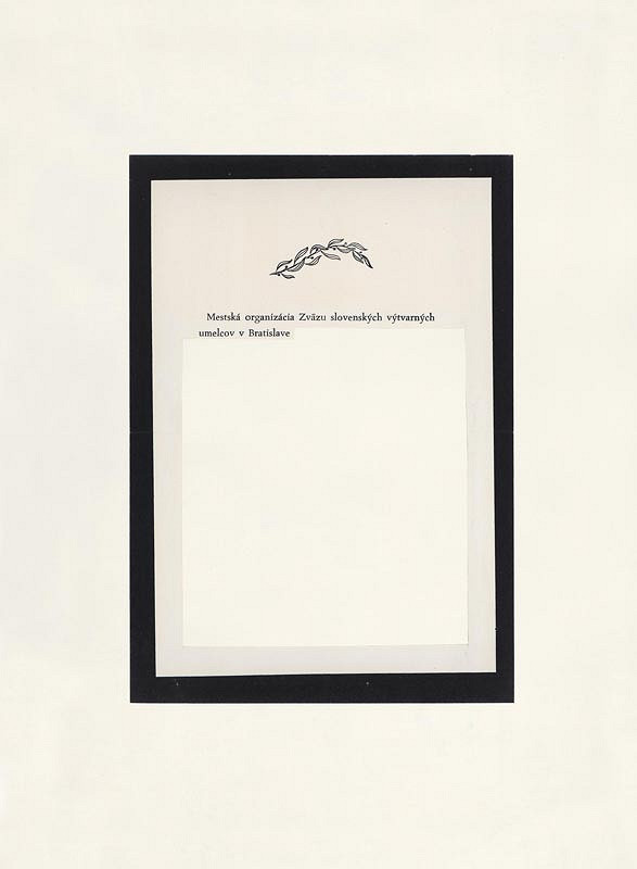 Július Koller – Mestská organizácia ZSVU v Bratislave 