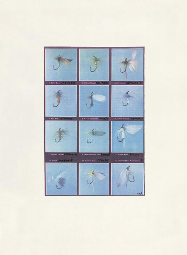 Július Koller – Bez názvu (Umelci-vábničky) 