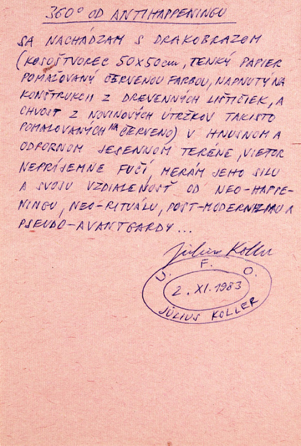 Július Koller – 360º od antihappeningu... (U.F.O.) 