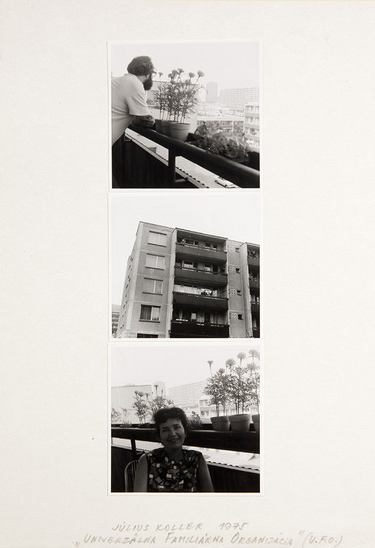 Július Koller – Univerzálna familiárna organizácia (U.F.O.)  