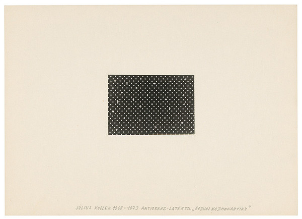 Július Koller – Archív JK/Výstava "Textilné obrazy"/Rozvoj kozmonautiky 