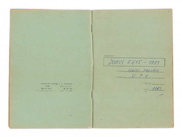 Július Koller – Archív JK/Domus č. 615/1981 