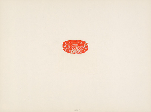 Július Koller – Bez názvu (koleso)  