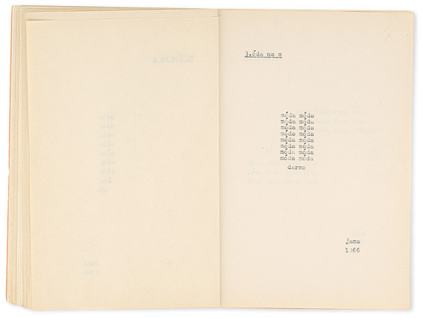 Milan Adamčiak – Konštelácie I. - 18. list zo zošita  