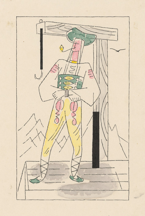 Ľudovít Fulla – Jánošík pod šibenicou 