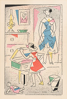 Ľudovít Fulla – Dievčatko s kufrom 