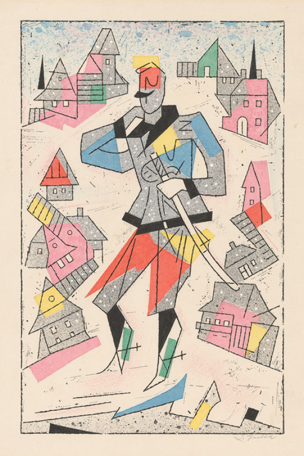 Ľudovít Fulla – Husár 