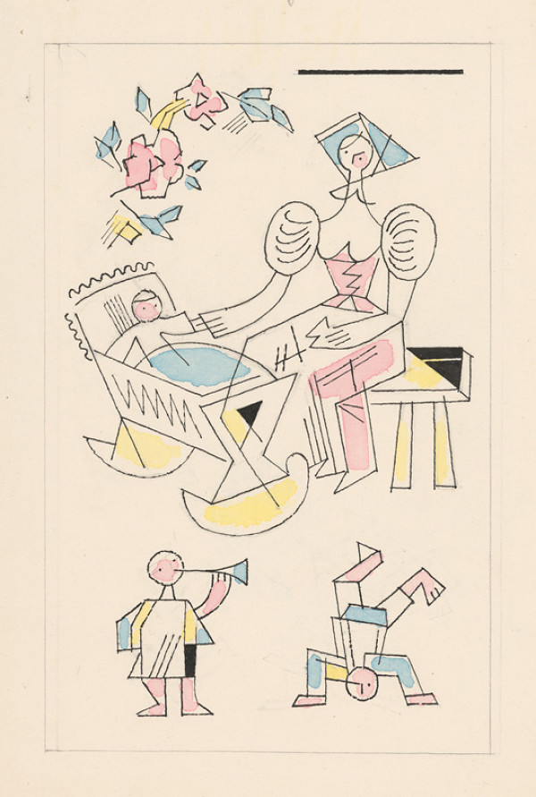 Ľudovít Fulla – Matka pri kolíske 