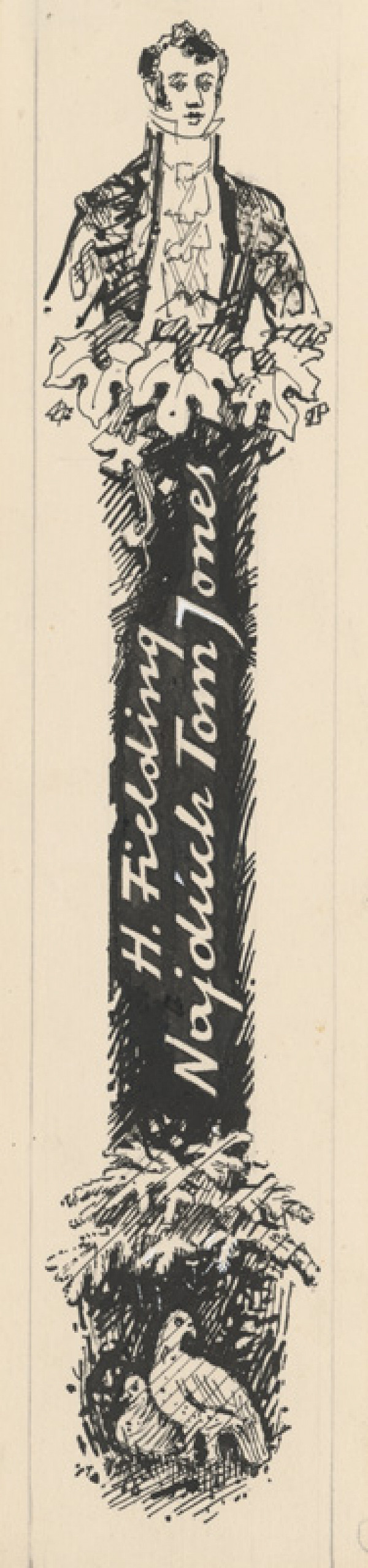 Ľudovít Fulla – Kresba na chrbát obálky 