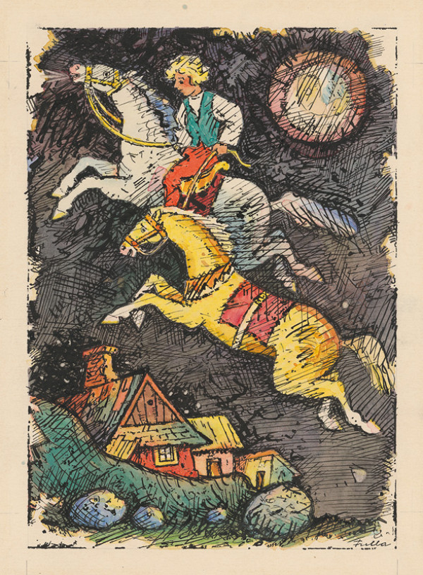 Ľudovít Fulla – Šuhaj na tátošovi 