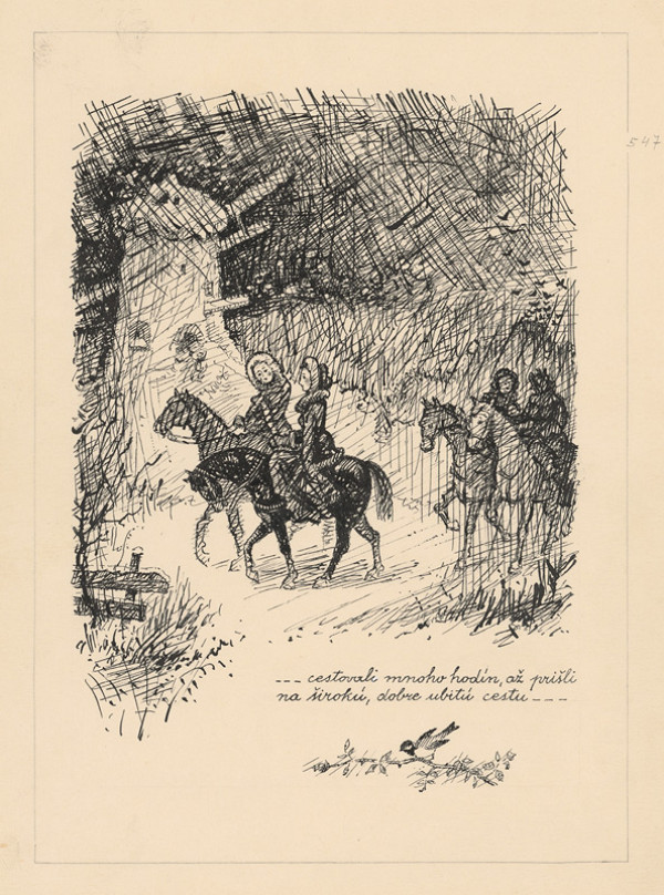 Ľudovít Fulla – Cestovali mnoho hodín.... 