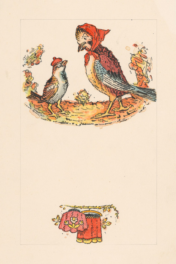 Ľudovít Fulla – Na streche 