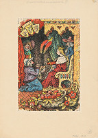 Ľudovít Fulla – Starena pred kráľovnou 