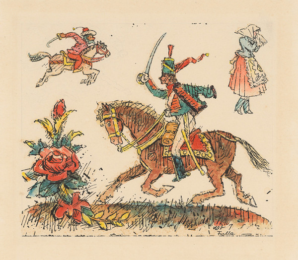 Ľudovít Fulla – Už Turek ide.... 