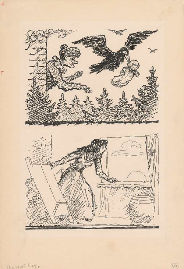 Ľudovít Fulla – Traja zhavranelí bratia 