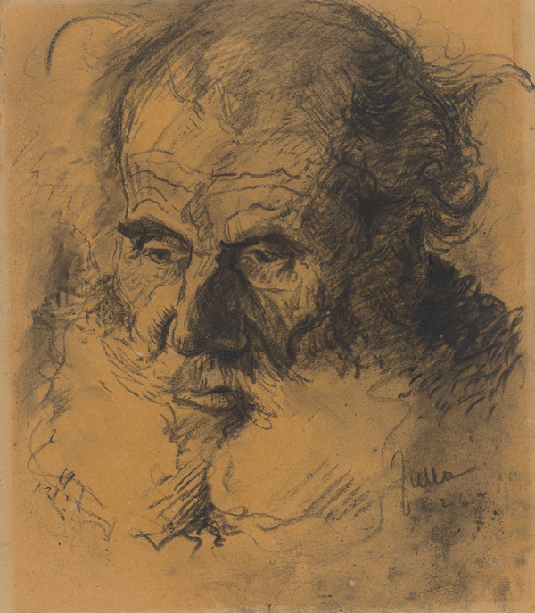 Ľudovít Fulla – Štúdie hlavy starca 