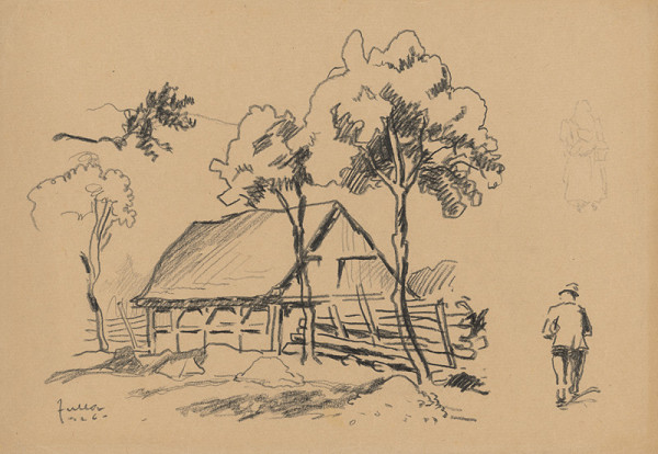 Ľudovít Fulla – Štúdia chalupy 