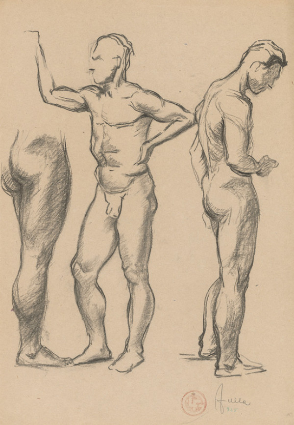 Ľudovít Fulla – Štúdie mužského aktu 