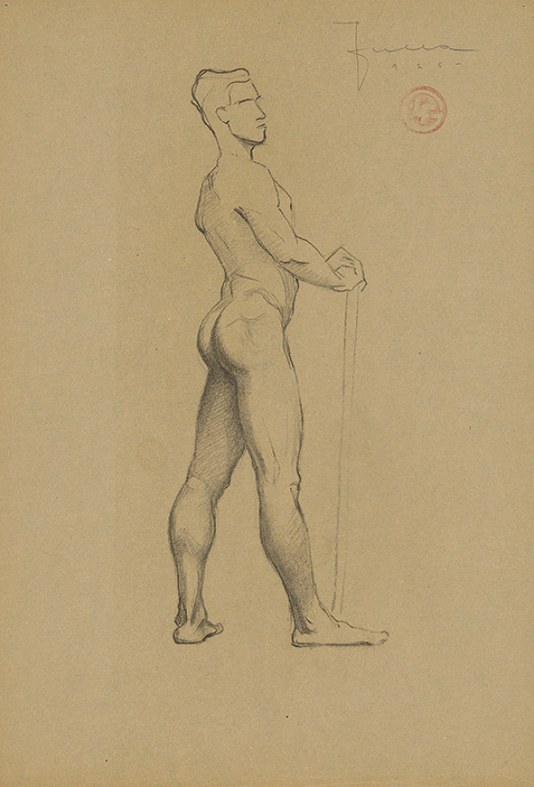 Ľudovít Fulla – Štúdie stojaceho mužského aktu 