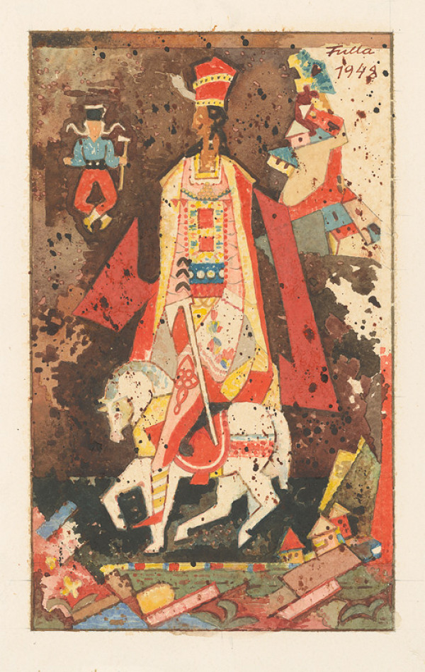 Ľudovít Fulla – Jánošík na bielom koni 