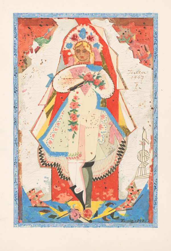 Ľudovít Fulla – Slovenská nevesta 