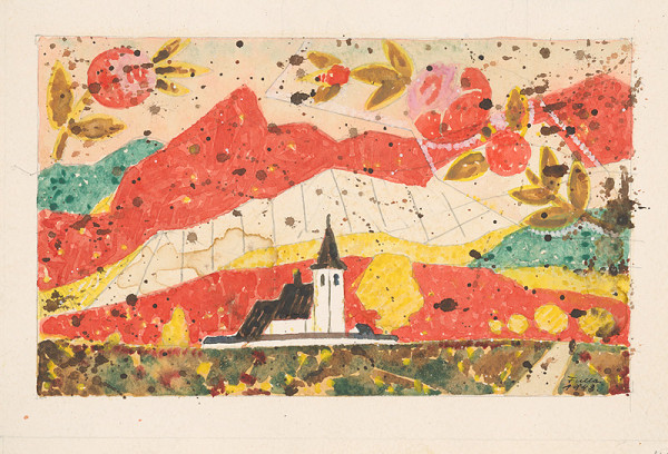 Ľudovít Fulla – Kostolík Všechsvätých pri Ludrovej 