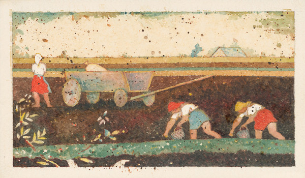 Ľudovít Fulla – Sadenie zemiakov 