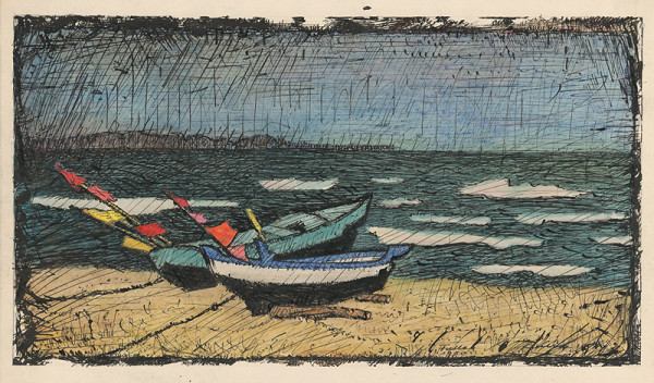 Ľudovít Fulla – Loďky na Balte 