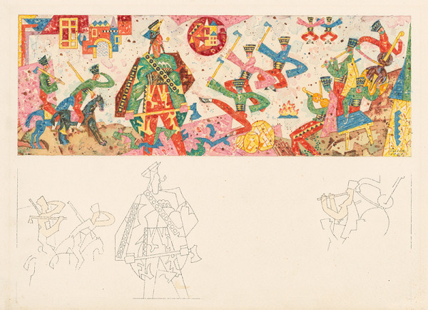 Ľudovít Fulla – Jánošík a jeho družina 