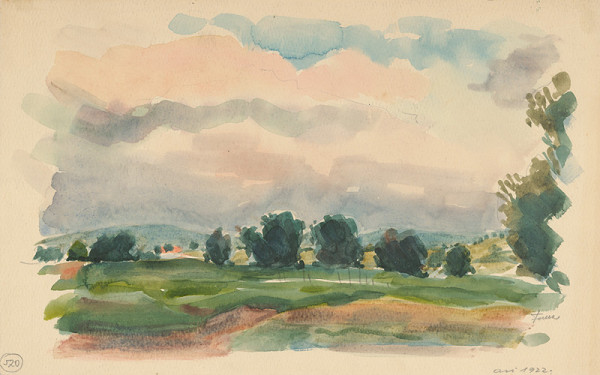 Ľudovít Fulla – Krajina so stromami 